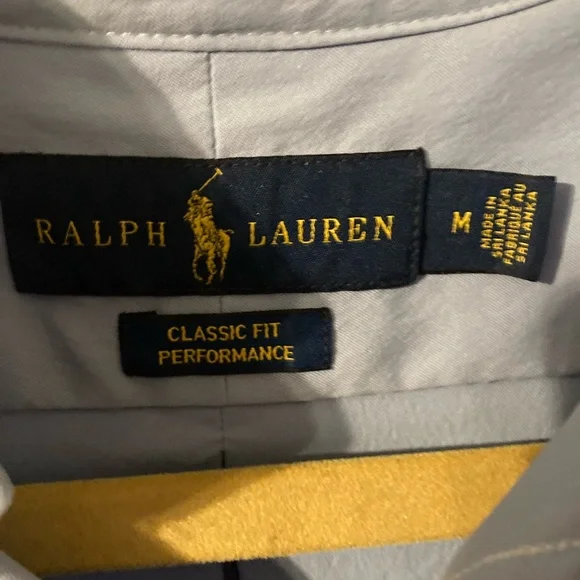 Men’s Ralph Lauren Light Blue Casual Button Down Shirt size:Medium - Picture 2 of 5